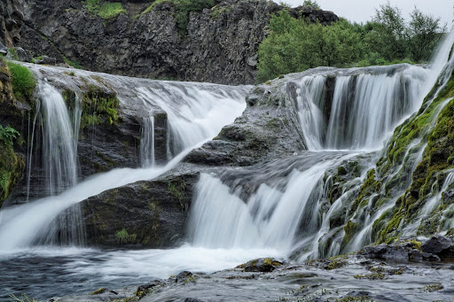 Gjáin waterfall in Iceland