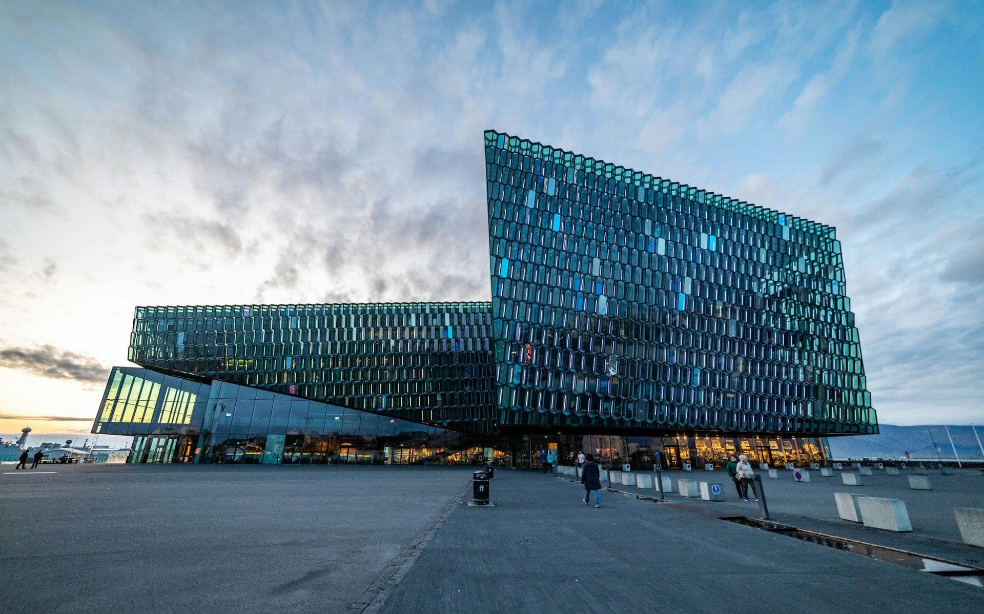 Image of the harpa in Reykjavik, perfect for last minute car rental visit