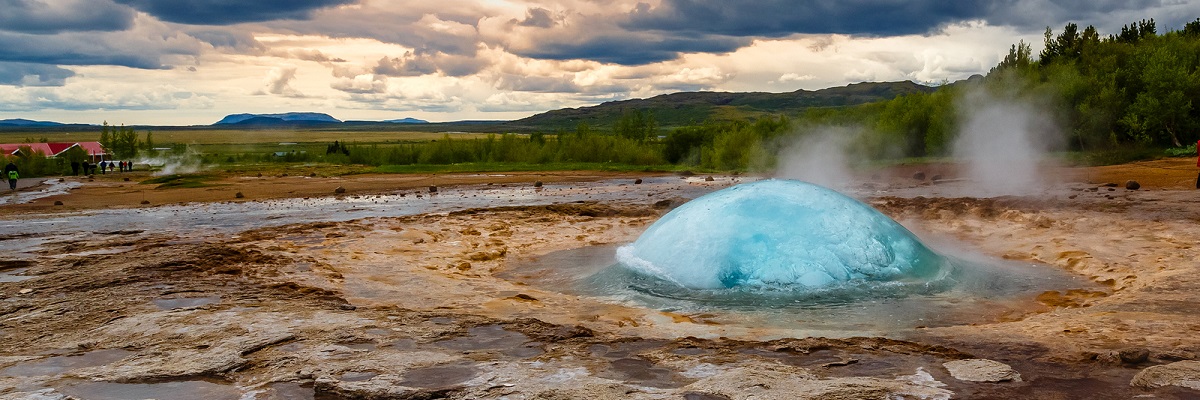Strokkur geyser in Iceland