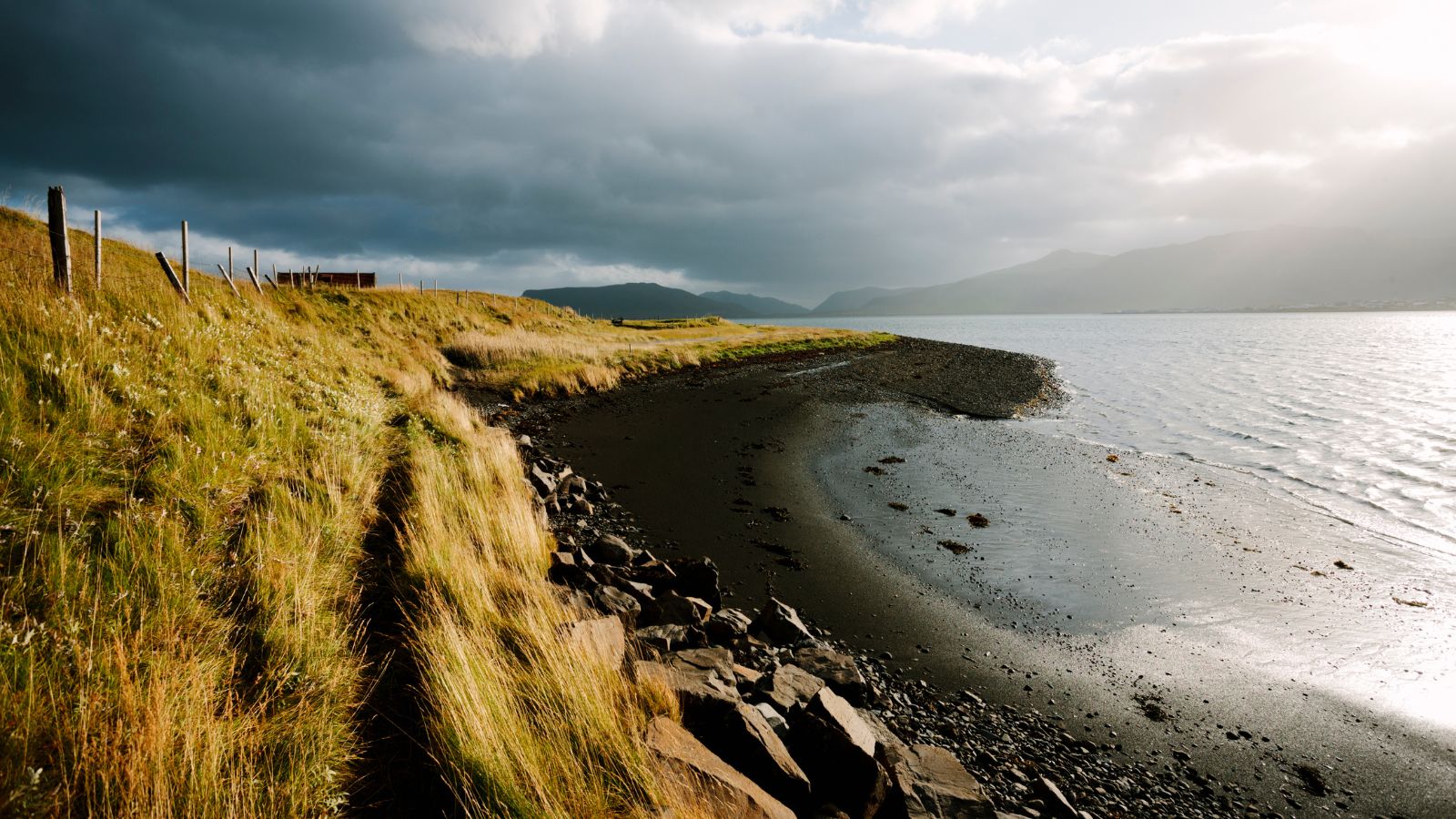 Black sand beach, Snæfellsnes Peninsula.
