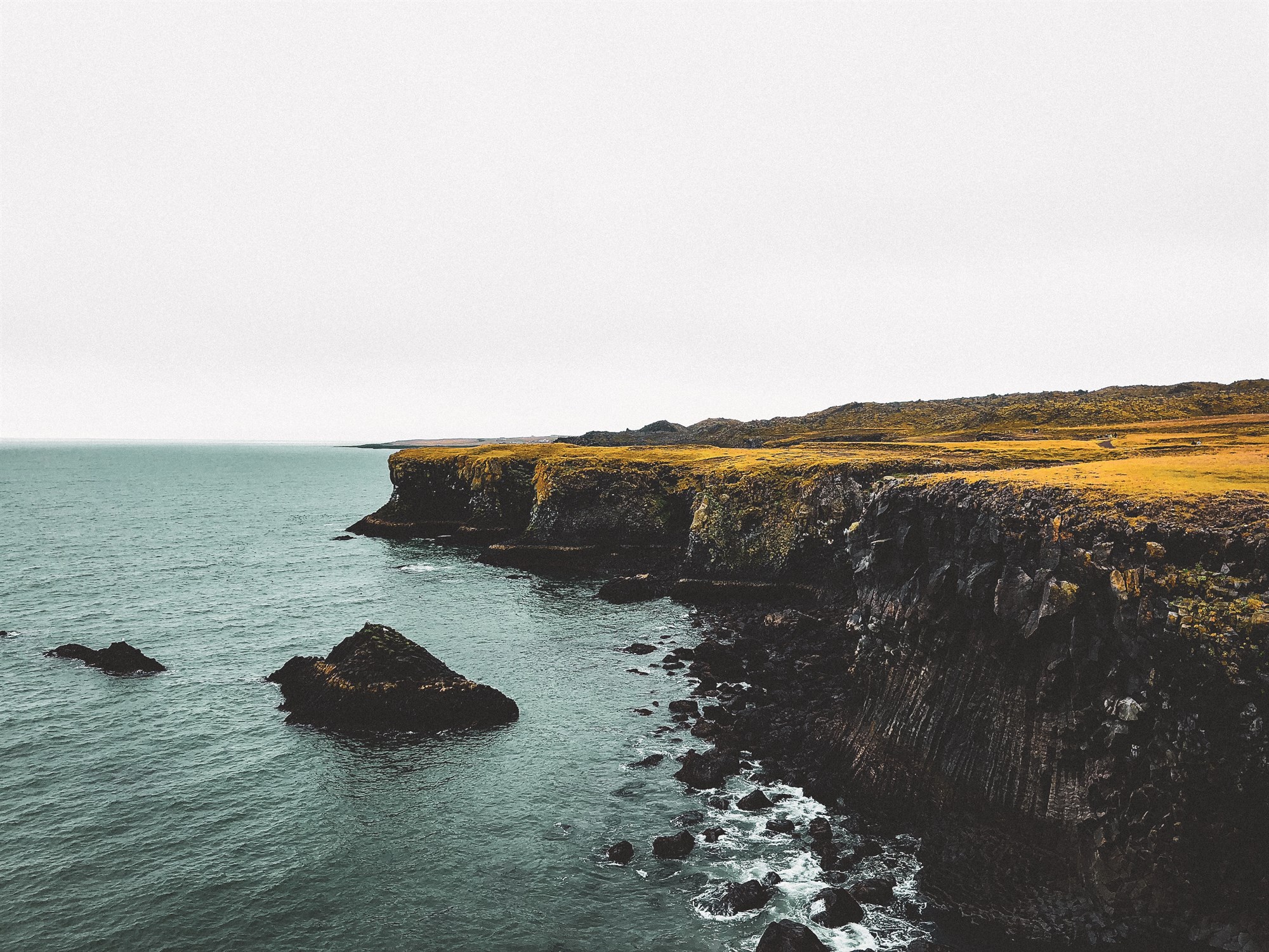 Iceland lava field hike 