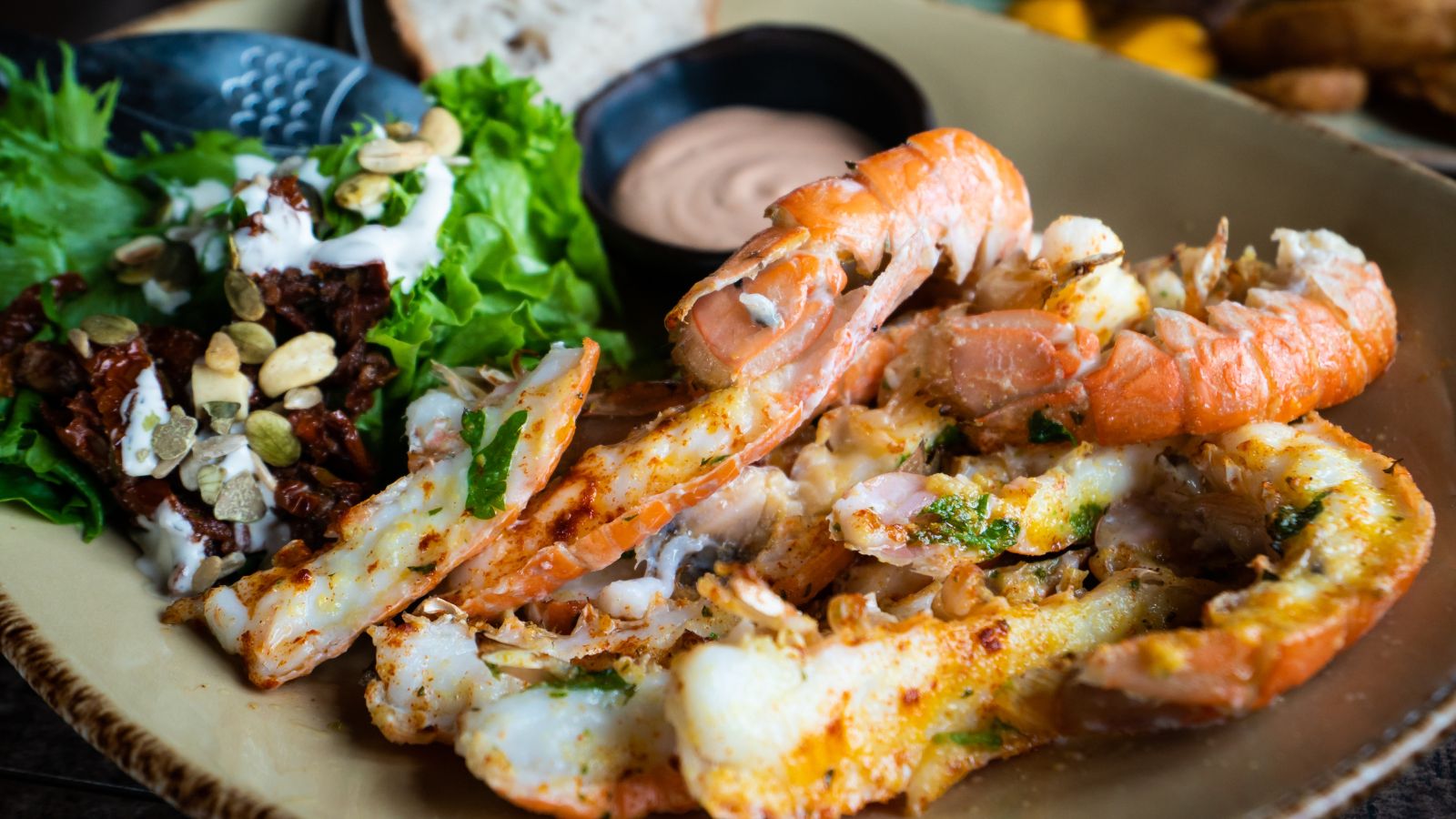 Icelandic lobster dish.