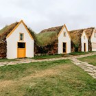  Turf roof houses at the Glaumbaer Farm & Museum in Iceland