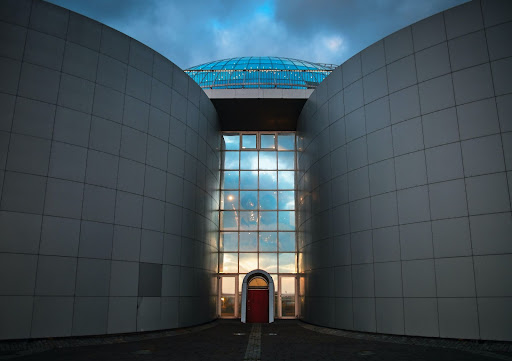 Exterior of the Perlan museum in Iceland