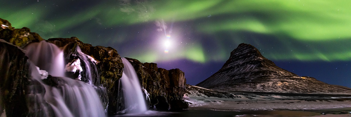 Northern Iceland. Midnight sun available as Framed Prints, Photos