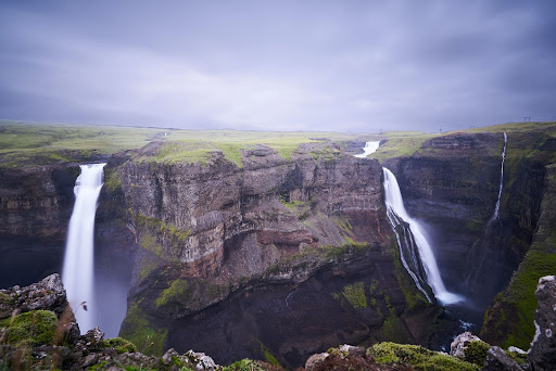 Háifoss waterfall in Iceland