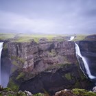 Háifoss waterfall in Iceland